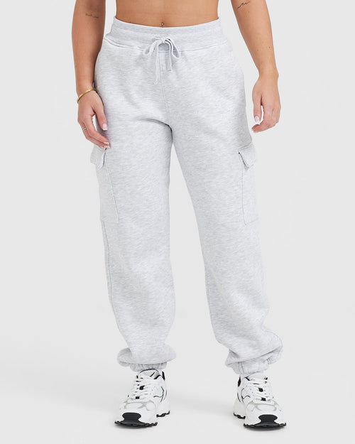 Oner Modal All Day Est 2020 Cargo Joggers | Light Grey Marl
