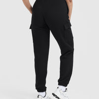 All Day Lightweight Cargo Joggers | Black