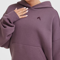 All Day Oversized Hoodie | Vintage Purple