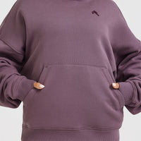 All Day Oversized Hoodie | Vintage Purple