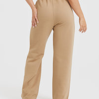All Day Straight Leg Joggers | Dune Brown
