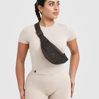 Classic Canvas Bumbag | Dark Taupe Brown