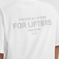 Classic Lifters Graphic Oversized Lightweight T-Shirt | White