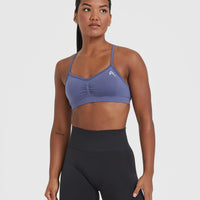 Effortless Strappy Bralette | Slate Blue