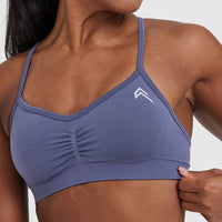 Effortless Strappy Bralette | Slate Blue