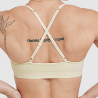 Effortless Strappy Bralette | Vanilla
