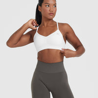 Effortless Strappy Bralette | White