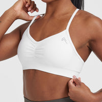 Effortless Strappy Bralette | White