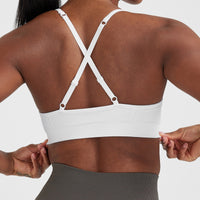 Effortless Strappy Bralette | White