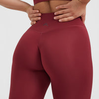 Timeless High Waisted Leggings | Burnt Cherry