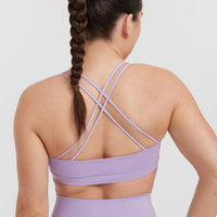 Everyday Cross Over Bralette | Wisteria Purple