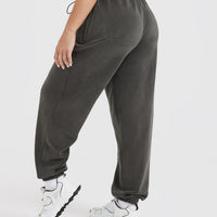 Fleece Oversized Jogger | Deep Taupe