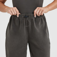 Fleece Oversized Jogger | Deep Taupe