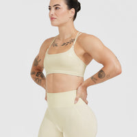 Everyday Cross Over Bralette | Vanilla