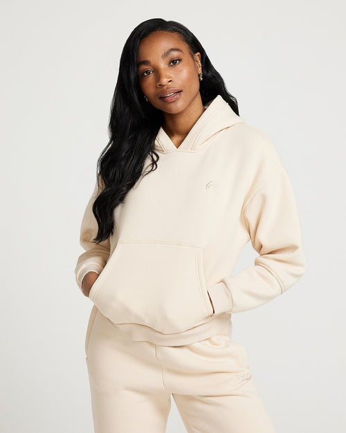 Oner Modal Classic Lounge Hoodie | Oatmeal