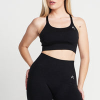Classic Seamless Leggings | Black Marl