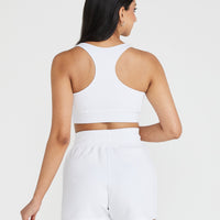 Classic Lounge Bralette | White