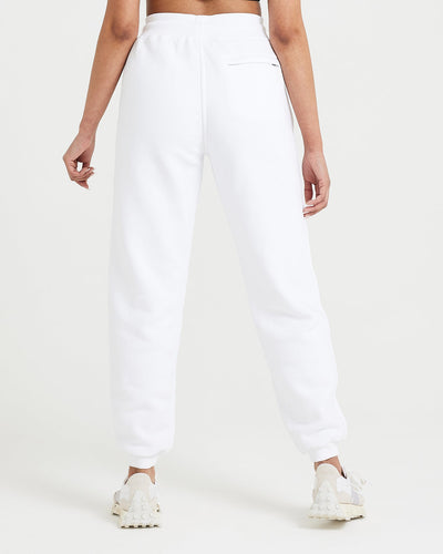 Classic Lounge Jogger | White