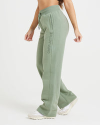 Classic Lounge Straight Leg Joggers | Sage