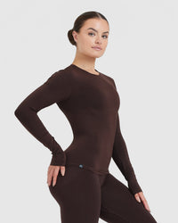 Mellow™ Soft Long Sleeve Top | 70% Cocoa