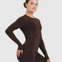 Mellow™ Soft Long Sleeve Top | 70% Cocoa
