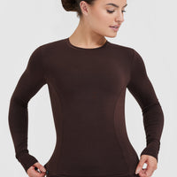 Mellow™ Soft Long Sleeve Top | 70% Cocoa
