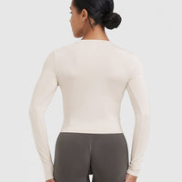 Mellow™ Soft Mid Long Sleeve Top | Sand