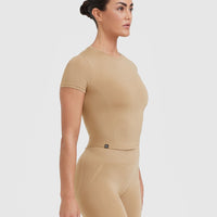 Mellow™ Soft Mid Short Sleeve T-Shirt | Dune Brown