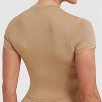 Mellow™ Soft Mid Short Sleeve T-Shirt | Dune Brown