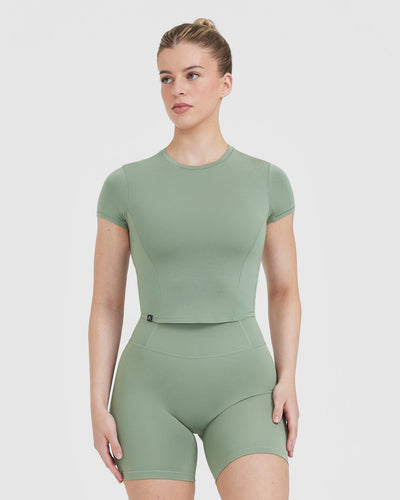 Mellow™ Soft Mid Short Sleeve T-Shirt | Sage