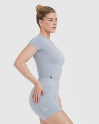 Mellow™ Soft Mid Short Sleeve T-Shirt | Metal Grey