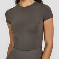 Mellow™ Soft Mid Short Sleeve T-Shirt | Deep Taupe