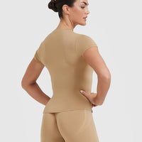 Mellow™ Soft Short Sleeve T-Shirt | Dune Brown