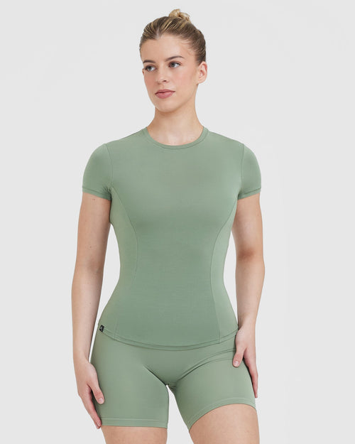 Oner Modal Mellow™ Soft Short Sleeve T-Shirt | Sage
