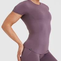 Mellow™ Soft Short Sleeve T-Shirt | Vintage Purple