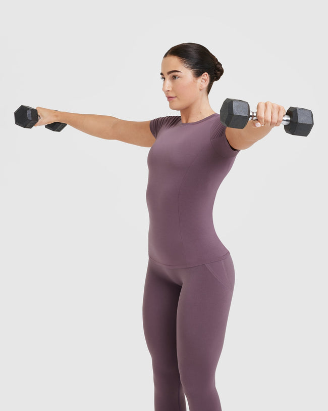 Mellow™ Soft Short Sleeve T-Shirt | Vintage Purple