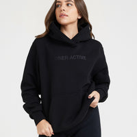 Classic Lounge Oversized Hoodie | Black