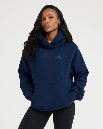 Classic Lounge Oversized Hoodie | Midnight