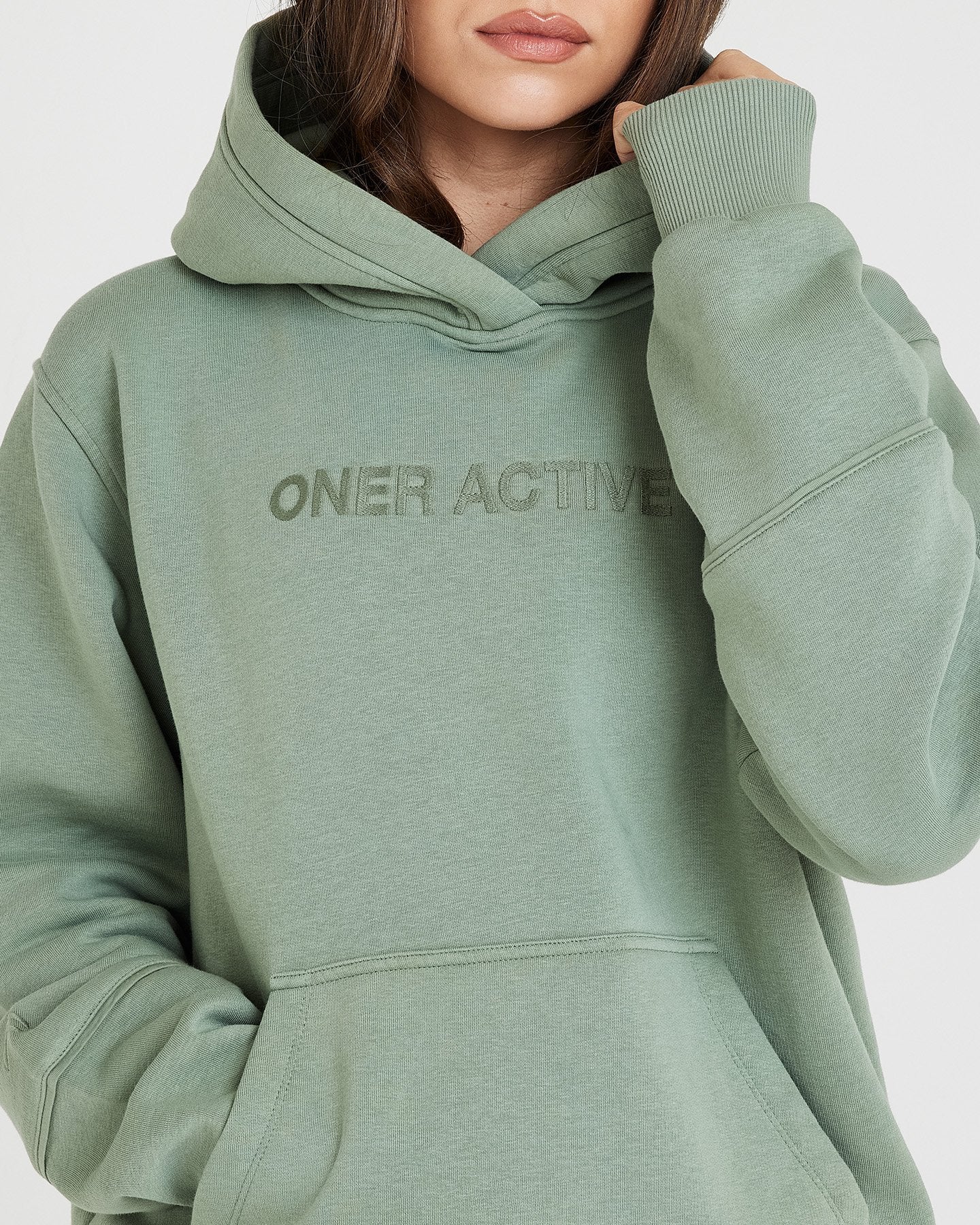 Classic Lounge Oversized Hoodie | Sage