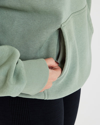 Classic Lounge Oversized Hoodie | Sage