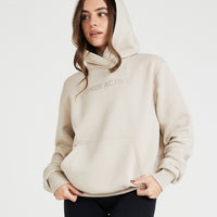 Classic Lounge Oversized Hoodie | Sand