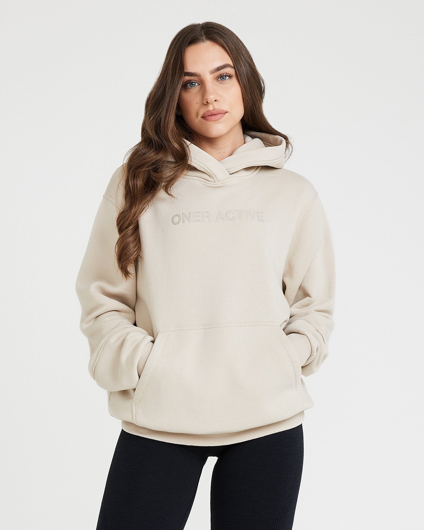 Classic Lounge Oversized Hoodie | Sand