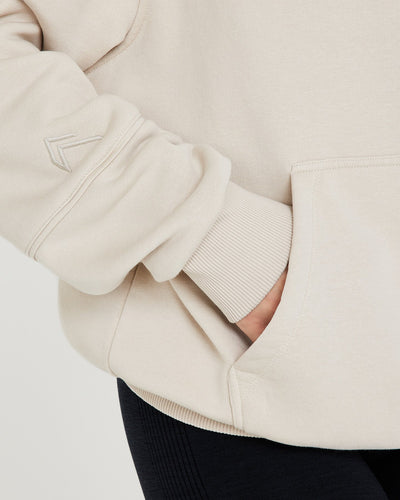 Classic Lounge Oversized Hoodie | Sand