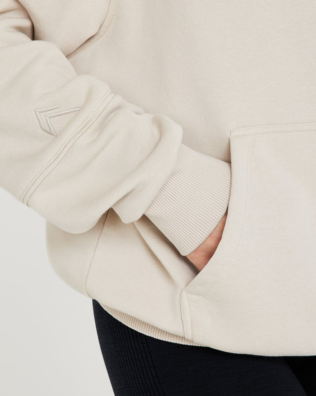 Classic Lounge Oversized Hoodie | Sand
