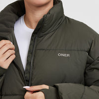 Puffer Jacket | Khaki