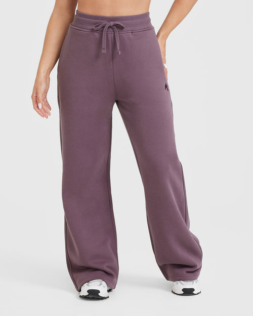Oner Modal All Day Straight Leg Joggers | Vintage Purple