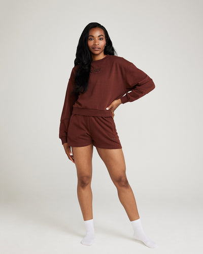 Classic Lounge Sweatshorts | Deep Cocoa