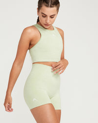 Classic Seamless Shorts | Pistacchio Marl