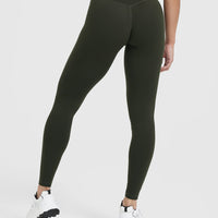 Timeless High Waisted Leggings | Khaki