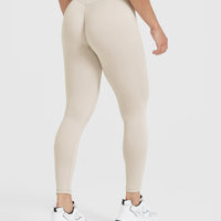 Timeless High Waisted Leggings | Sand